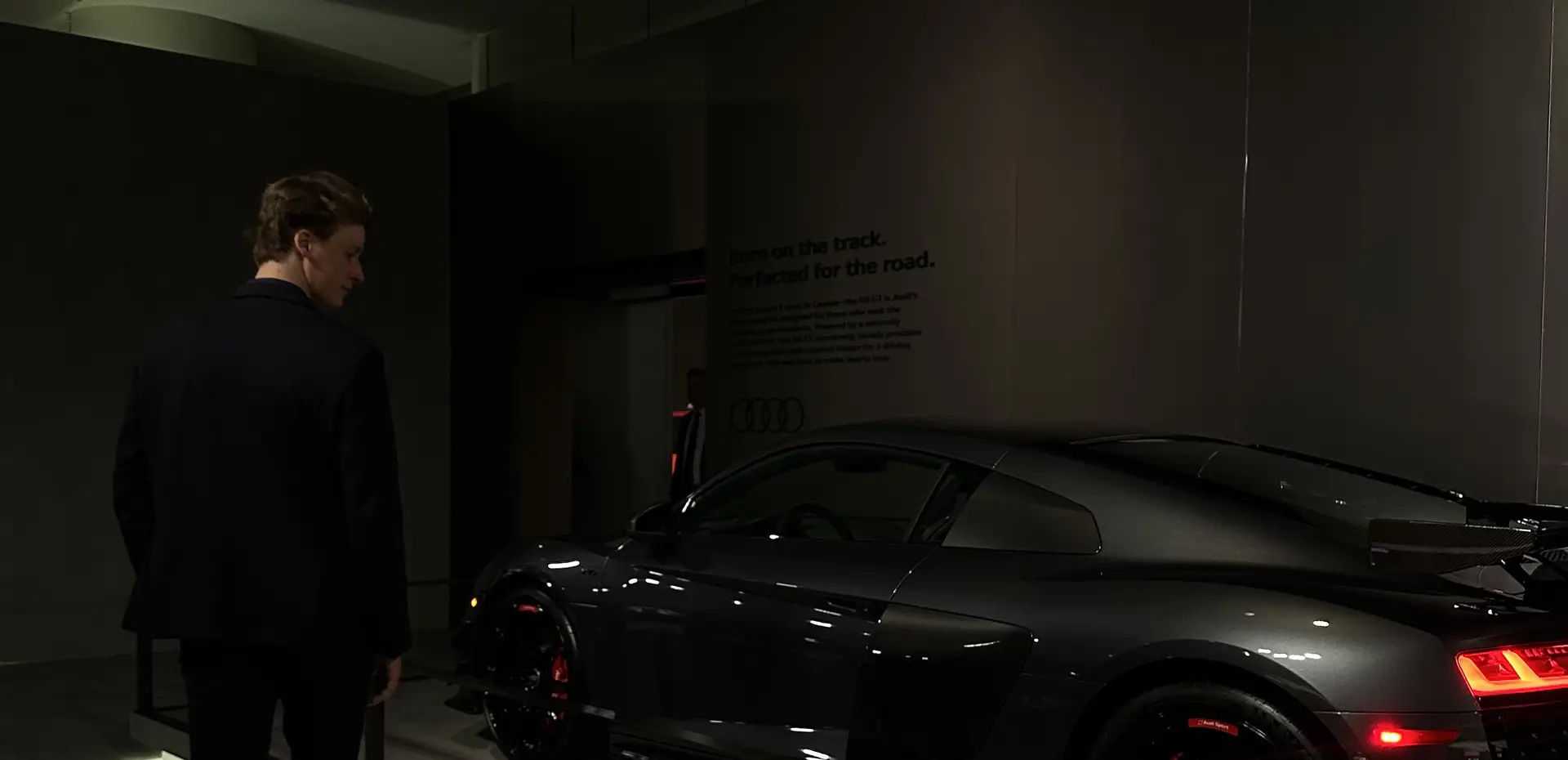 Alan Downward at Audi's exhibit at the Canadian International AutoShow in 2025
